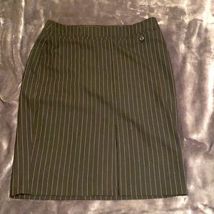 The Limited black pinstripe skirt, stretch size 4
